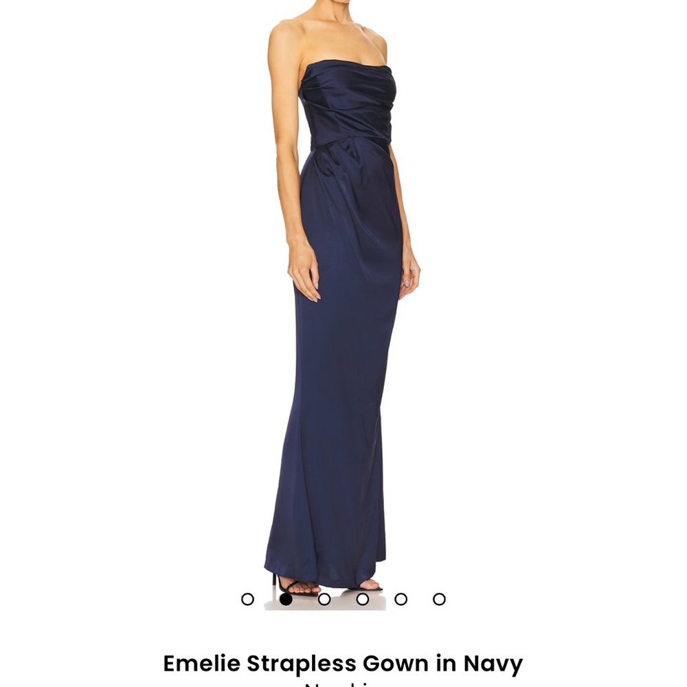 Nookie Navy Strapless Maxi Dress-Never been worn!